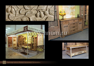 Фотоальбом дизайн-студии - мебельный гарнитур Родник на выставке