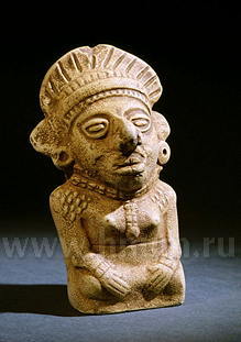 Декоративная скульптура Богиня плодородия с острова Пасхи - Коллекция: Древняя Океания