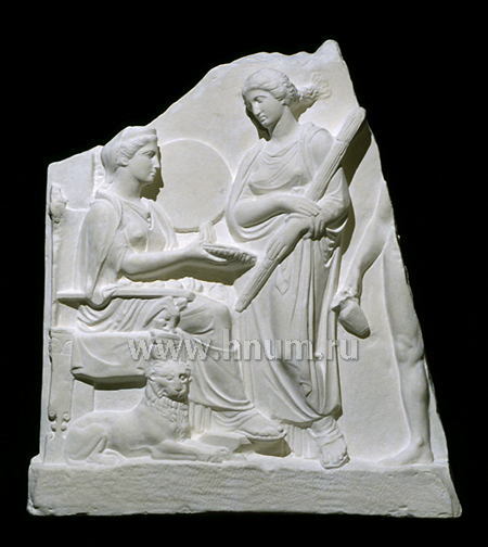 КИБЕЛА И КОРА (декоративная гипсовая скульптура, коллекция: Античная скульптура / Скульптура Древней Греции)