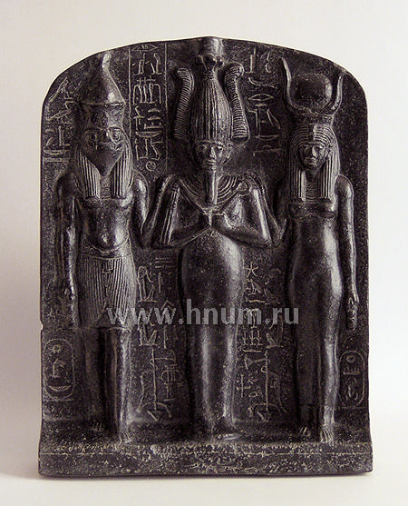 Декоративная гипсовая скульптура Абидосская триада - Коллекция: Скульптура Древнего Египта
