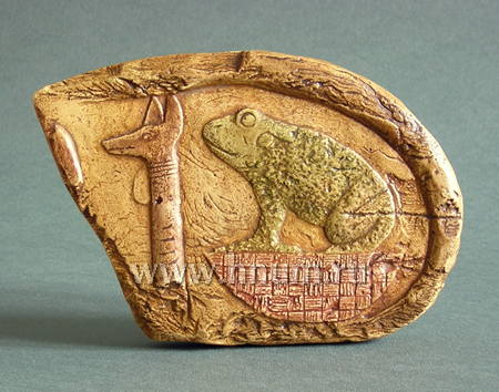 АНУБИС И ХЕКЕТ (декоративная гипсовая скульптура, коллекция: Скульптура Древнего Египта)