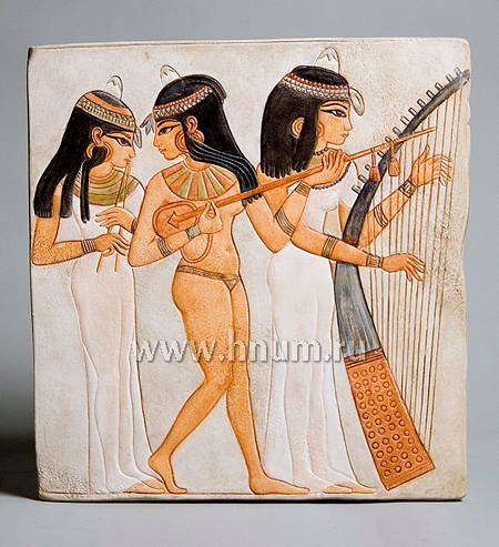 Декоративная гипсовая скульптура Инструменталистки - Коллекция: Скульптура Древнего Египта