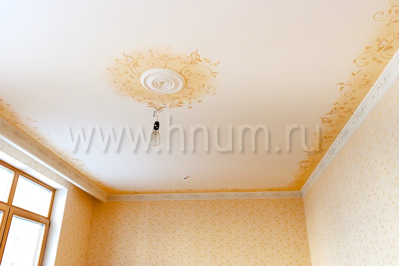 Художественная роспись потолка в детской в квартире - на заказ - художественная мастерская ХНУМ