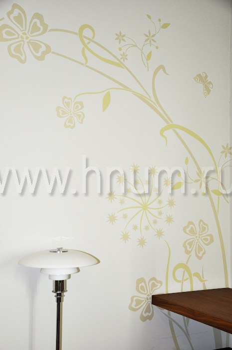 Художественная роспись стен в детской комнате в квартире - выполнение на заказ - художественная мастерская БМ ХНУМ
