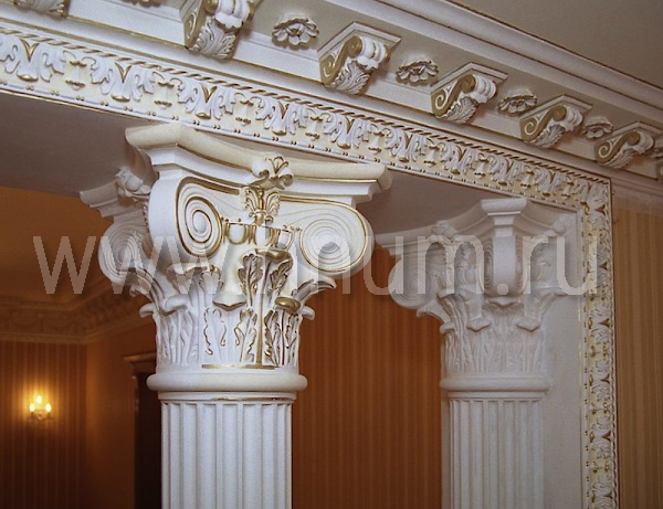 Декоративная колонна для интерьера (68 фото)