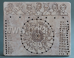 Римский календарь - скульптура в подарок на Новый Год и Рождество - купить в интернет магазине ХНУМ