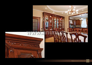 Мебель из дерева с резными элементами и деревянная отделка интерьера в частном загородном доме Мебель из дерева с резными элементами и деревянная отделка интерьера в частном загородном доме